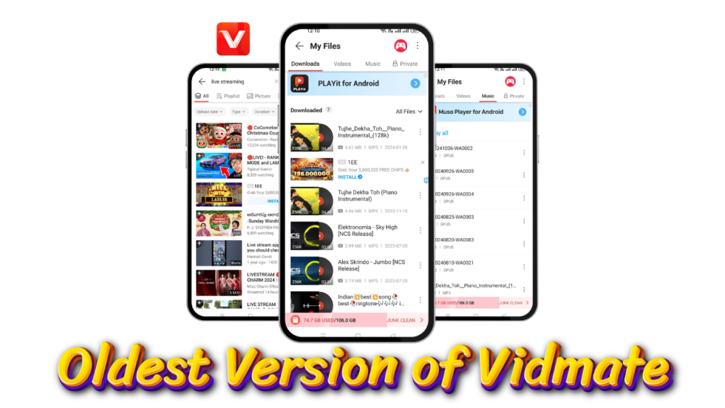vidmate apk download old version