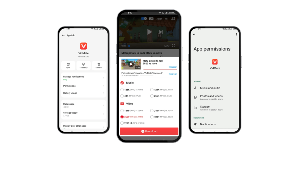 vidmate apk download old version